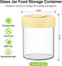Hotbird 4-Pack 14oz Overnight Oats Containers with Lids, Glass Mason Jars for Overnight Oats Salad Yogurt Sugar Snacks