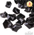 PMLAND Clear Fake Ice Rocks – 550 Pcs Large Black Acrylic Gems, 3 Lbs Bulk Vase Filler for Parties & Decor