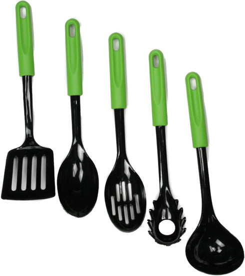 Chef Craft 11.5 inch Basic Nylon Pasta/Spaghetti Fork, Green