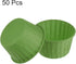 50Pcs Standard Size Cupcake Baking Cups, 3.5oz Greaseproof Disposable Wrappers for Wedding Birthdays Christmas