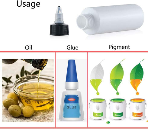 20 Pcs 4 Oz Plastic Squeeze Condiment Bottles with Twist-on Cap Lids, Squirt Sauce Bottles for Ketchup, Mustard, Olive