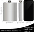 8 Oz Leakproof Stainless Steel Flask for Men, Ideal for Camping and Gifting, Includes Funnel