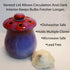 Vented Garlic Keeper - Premium Stoneware Storage for Garlic