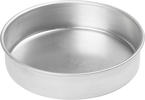 8" x 2" Heavy-Duty Round Aluminum Layer Cake Pan, Winco