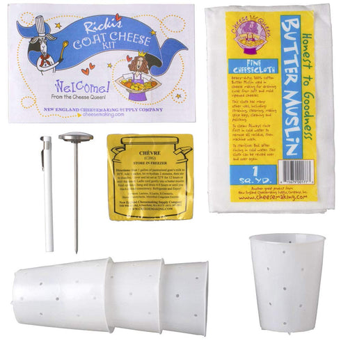 Ricki's Goat Cheese Making Kit - Perfect for Home Chefs