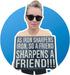 Funny Cool Metal Tin Sign - 16" x 12.5" (As Iron Sharpens Iron, So a Friend Sharpens A Friend!!!)