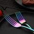 VANDBAO Rainbow Flatware Set, 20 Pieces Stainless Steel Colorful Utensils, Service for 4, Dishwasher Safe