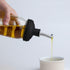 reCap Mason Jar Pour Spout and Olive Oil Dispenser | Regular Mouth | Black | Made in the USA | Leak-proof |