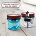 4 Pack Pint Size Ice Cream Sleeves, Cozy Neoprene Cover with Spoon Holder (Marble)