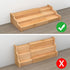 Spice Rack Kitchen Cabinet Organizer- 3 Tier Bamboo Expandable Display Shelf by Zri Bamboo