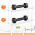 3-Tier 15", 38 15 cm/15x6 Lifewit Window Plant Shelves Acrylic Adjustable Hanging Floating Shelf, Window Sill Extender