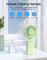 Portable Handheld Misting Fan, 4000mAh USB Rechargeable Personal Foldable Fan with Water Tank for Travel & Office