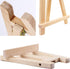Small Tabletop Display Stand, 8 inch Wooden A-Frame Artist Easel for Canvas, Photo, Picture Sign