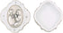 Small Metal Keepsake Rosary Box, 1 3/4 Inch, White