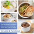 Nuwave 4oz Ceramic Ramekins Set of 6 - Elegant Baking Bowls for Souffles, Custards, Oven & Dishwasher Safe