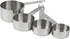 GoodCook Gourmet Measuring Cup Set, Stainless Steel 4-pc., 1/4, 1/3, 1/2, 1 Cup etched measurements by GoodCook