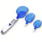 Yoidesu Digital Kitchen Scale, Electronic Gram Measuring Spoon, 500g/0.1g Blue Cute Weight Scale Spoon