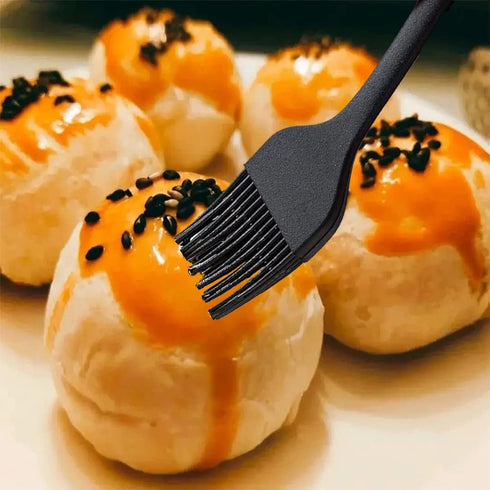 Pastry Brush - Silicone Basting Brush for Cooking, Heat Resistant Food Grade Silicone for BBQ, Grill Baking