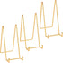 Plate Holder Easel Display Stand, 8 inch Large Twisted Metal Wire Easels for Decorative Plates, Picture Frames, Canvas