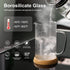 wedrink French Press Coffee Maker 34oz - Thicken Heat-Resistant Borosilicate Glass with Bamboo Lid (1000ml)