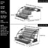 3-Tier Shelf(27.5cm/10.8in) Pull Down Spice Rack Organizer for Inside Cabinet Pantry Expandable Display Riser Shelf