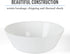 6-Piece 6-Inch Martha Stewart Opalton Soup and Cereal Bowls Lightweight, Chip and Break Resistant Opal Glass Bowls