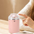 Colorful Mini Humidifier, USB Desktop Humidifier for Car, Office, Bedroom, Auto Shut Off, 2 Mist Modes - Sakura