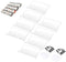 Acrylic Seasonings Spice Rack, 4 Tier, Expandable from 9" to 18", Organizer for Spices and Seasonings (Jars not