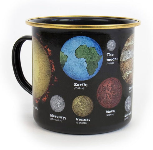 Gift Republic Space Astronomia Enamel Mug