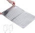 2Pcs Disposable Oil Splash Guard, Aluminum Foil Gas Stove Oil Splatter Screen Board for Kitchen and Dining Room