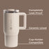 20 oz HydroJug Coffee Traveler - Leak-Resistant, Ceramic-Lined Insulated Travel Coffee Mug for Hot or Cold Drinks