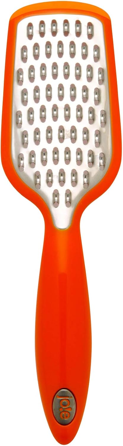 Joie Hand Grater, Compact Shredder with Ergonomic Handle, Ideal for Cheese and Vegetables, Stainless Steel