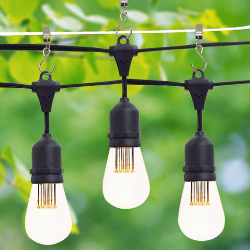 30 Pack Gutter Hangers for Lights String Light Clips Patio Light Clips Awning Light Clips String Light Hangers Clip