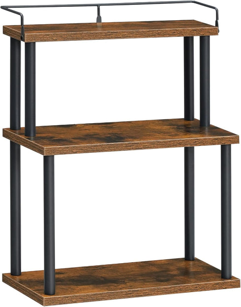 HOOBRO Kitchen Countertop Organizer, Moveable Corner Shelf, Desktop Storage Organizer for Countertop,
