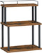 HOOBRO Kitchen Countertop Organizer, Moveable Corner Shelf, Desktop Storage Organizer for Countertop,