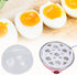 Fdit Egg Cooker with Heating Plate, Automatic Power Off, Cooks 7 Large Eggs, Suitable for Kitchen Cooking