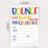 Bounce House or Jumping Party Invitations with Envelopes (20 Count)