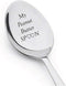My Peanut Butter Spoon - Engraved Stainless Steel Spoon with Two Little Heart - Unique Gifts for Boy Girl Mom Dad Kids