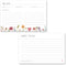 Bright Floral Recipe Cards - Set of 48 for Your Favorite Recipes