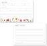 Bright Floral Recipe Cards - Set of 48 for Your Favorite Recipes