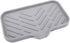 Silicone Kitchen Sink Tray Soap Dish Holder with Built-in Drain Lip, Large Countertop Organizer for Dish Soap/Sponge