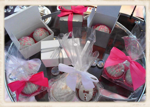 100 CAKE POP BAGS, 4W"x2D"x8H" Bottom Gusseted Clear Poly Favor for Large Size Cake Pops