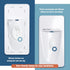 DA97-12942A Water Dispenser Cover Replacement for Samsung Refrigerator, Replace Parts AP5651849