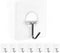Wall Hooks, Transparent Adhesive Hangers, Rotatable Stainless Steel Hooks, Easy Installation & Reusable (Self Adhesive,