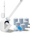 JUDRDO Disposable Toilet Brush,Toilet Bowl Cleaner,Wall Mounted Toilet Bowl Brush with 36