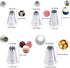 Large Piping Tips Set for Cake Cream Decorating, Icing Nozzle for Cupcakes, Cakes, Cookies (1A, 1C, 1E, 356, 9FT)