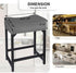 Levoberg Counter Counter 2 Bar Stool Cover Rectangle Velvet Stretch Height Barstool Slipcovers Rectangular Kitchen