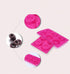 6-Cavity Silicone Cookie Molds Set of 2, Non-Stick Donut Mold Baking Tray for Cake Biscuit Bagels Muffins