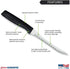 Rada Cutlery Anthem Series Tomato Slicer Knife, Made in USA, with Black Handle