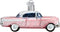 Old World Christmas Glass Blown Ornament - Classic Car (46023), Pink